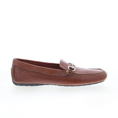T.B. Phelps 2001-30 Mens Brown Leather Loafers & Slip Ons Casual Shoes