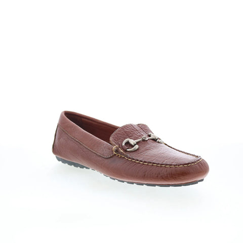 T.B. Phelps 2001-30 Mens Brown Leather Loafers & Slip Ons Casual Shoes