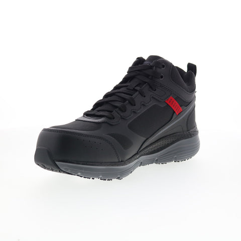 Skechers Work: Arch Fit SR Slip Resistant - Bensen Mens Black Work Shoes