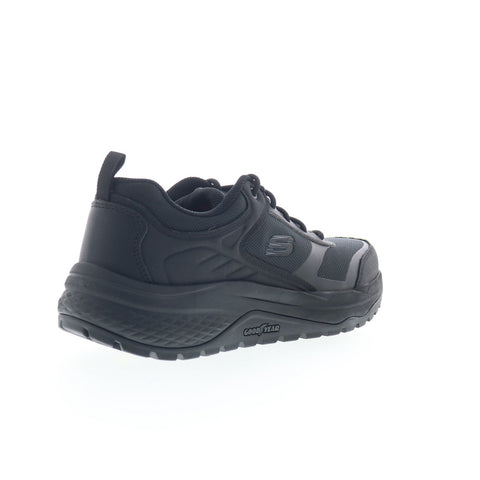 Skechers Work: Street Treader 200296-BLK Mens Black Work & Safety Shoes