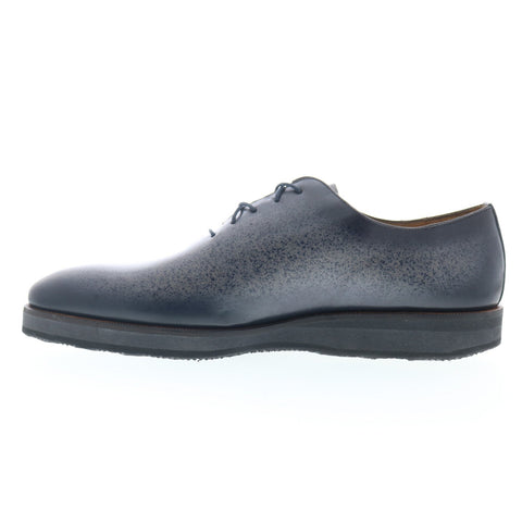 Mezlan Patina Oxford 20034 Mens Gray Oxfords & Lace Ups Plain Toe Shoes
