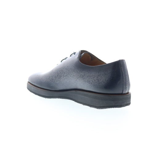 Mezlan Patina Oxford 20034 Mens Gray Oxfords & Lace Ups Plain Toe Shoes