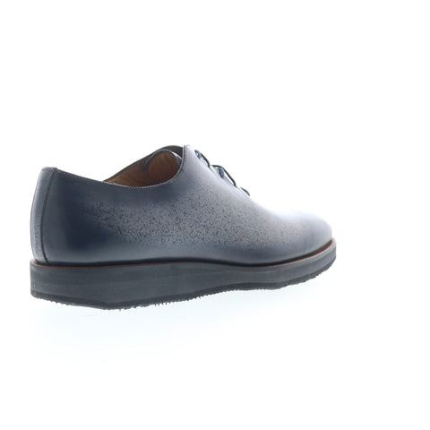 Mezlan Patina Oxford 20034 Mens Gray Oxfords & Lace Ups Plain Toe Shoes