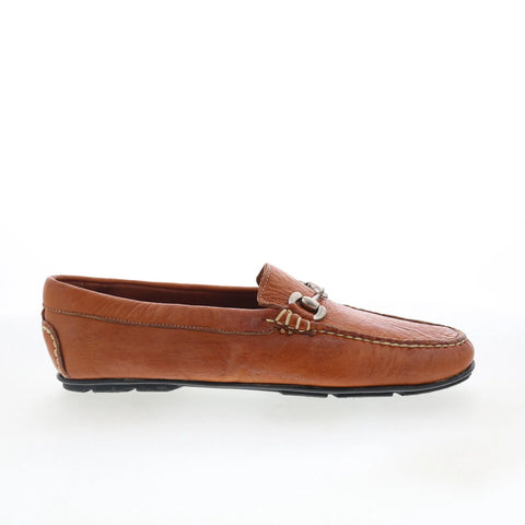 T.B. Phelps 2004-35 Mens Brown Leather Loafers & Slip Ons Casual Shoes