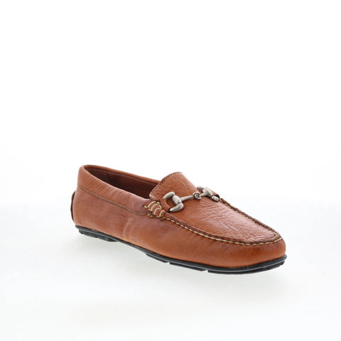 T.B. Phelps 2004-35 Mens Brown Leather Loafers & Slip Ons Casual Shoes