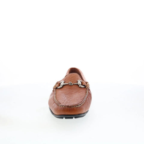T.B. Phelps 2004-35 Mens Brown Leather Loafers & Slip Ons Casual Shoes