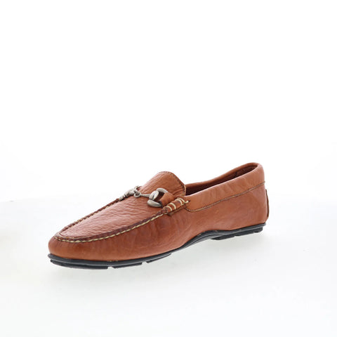 T.B. Phelps 2004-35 Mens Brown Leather Loafers & Slip Ons Casual Shoes