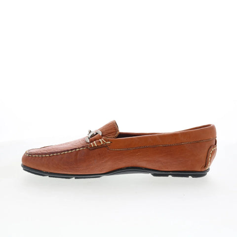 T.B. Phelps 2004-35 Mens Brown Leather Loafers & Slip Ons Casual Shoes