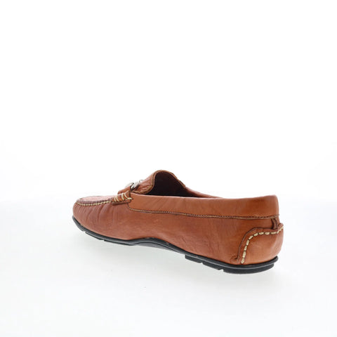 T.B. Phelps 2004-35 Mens Brown Leather Loafers & Slip Ons Casual Shoes