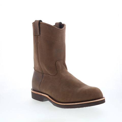 Chippewa Corbin Classic 10" Pull On 20075 Mens Brown Wide Work Boots