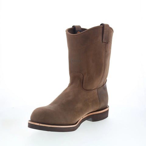 Chippewa Corbin Classic 10" Pull On 20075 Mens Brown Wide Work Boots