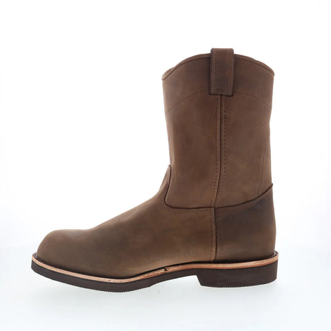 Chippewa Corbin Classic 10" Pull On 20075 Mens Brown Wide Work Boots