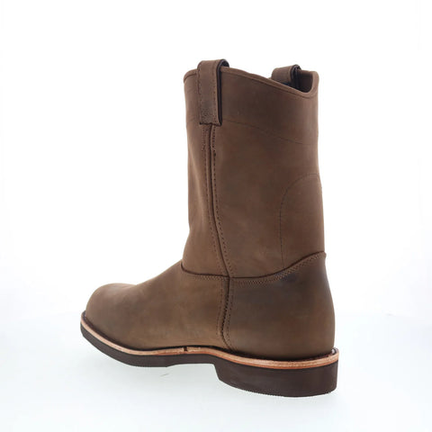Chippewa Corbin Classic 10" Pull On 20075 Mens Brown Wide Work Boots