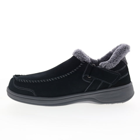 Orthofeet Vito Slip in 20101 Mens Black Casual Loafers & Slip Ons Shoes