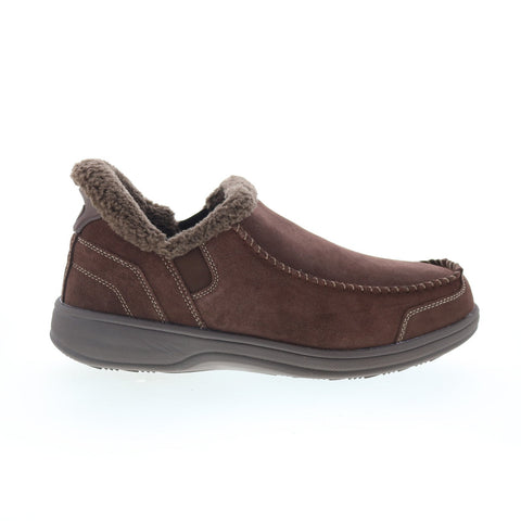 Orthofeet Vito Slip in 20103 Mens Brown Wide Casual Loafers & Slip Ons Shoes