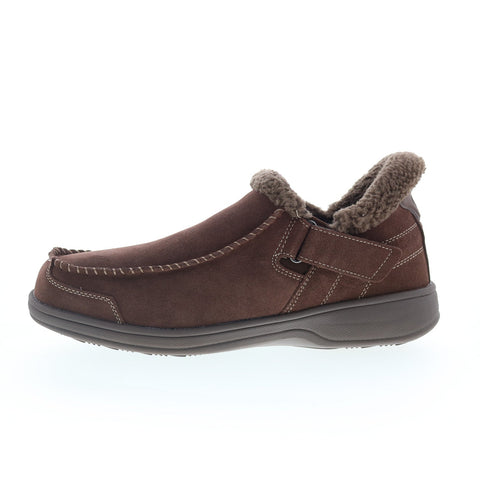 Orthofeet Vito Slip in 20103 Mens Brown Wide Casual Loafers & Slip Ons Shoes