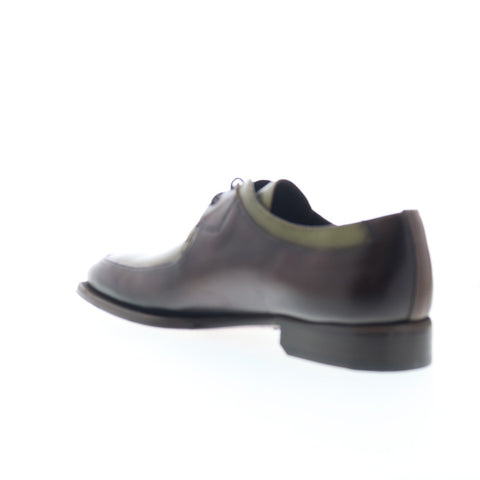 Mezlan Patina Two-Toned Oxford 20126 Mens Green Leather Oxfords Casual Shoes