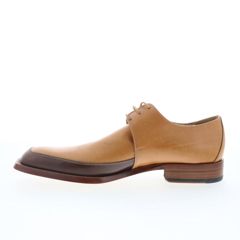 Giano Columbia 2013 Mens Brown Leather Lace Up Oxfords & Lace Ups Casual Shoes
