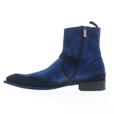 Mezlan 20200 Mens Blue Suede Zipper Casual Dress Boots
