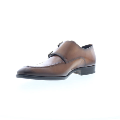 Mezlan Double Monk Strap 20204 Mens Brown Loafers & Slip Ons Casual Shoes