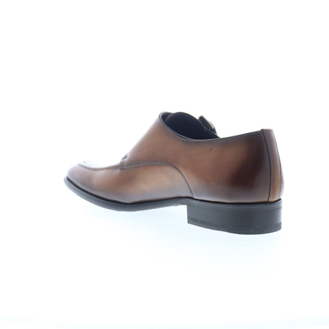 Mezlan Double Monk Strap 20204 Mens Brown Loafers & Slip Ons Casual Shoes