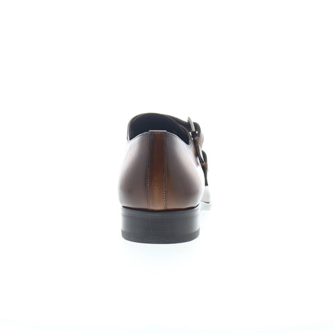 Mezlan Double Monk Strap 20204 Mens Brown Loafers & Slip Ons Casual Shoes