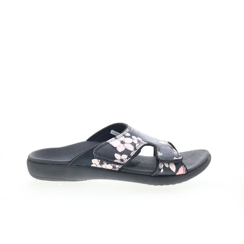 Spenco Kholo 2 Luau 2020608 Womens Black Synthetic Slides Sandals Shoes