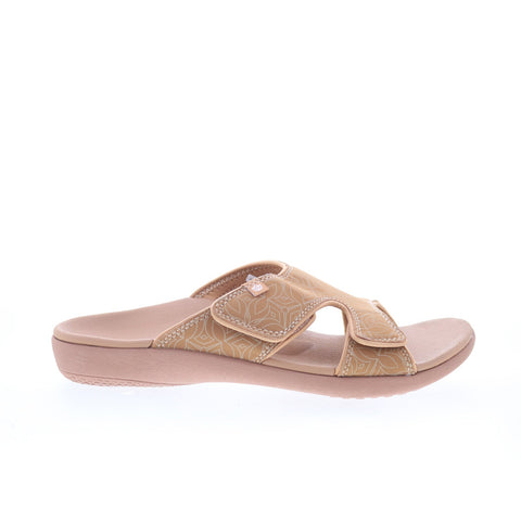 Spenco Kholo Boheme 20280 Womens Brown Synthetic Flip-Flops Sandals Shoes