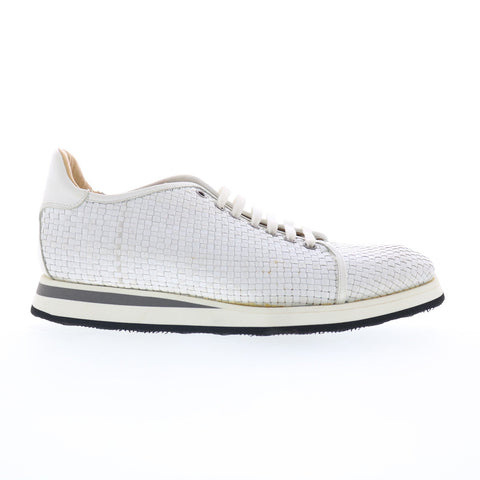 Mezlan Derby CalfSkin Leather Sport 20301 Mens White Lifestyle Sneakers Shoes