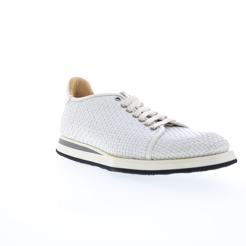 Mezlan Derby CalfSkin Leather Sport 20301 Mens White Lifestyle Sneakers Shoes