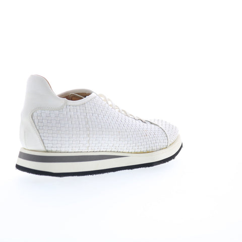 Mezlan Derby CalfSkin Leather Sport 20301 Mens White Lifestyle Sneakers Shoes