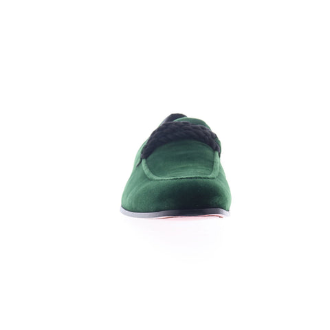 Mezlan Paloi 20311 Mens Green Canvas Loafers & Slip Ons Casual Shoes