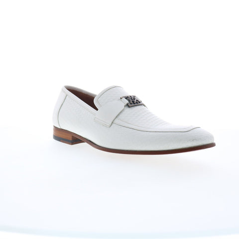 Mezlan Trevi Loafer Mezlan Bit 20363 Mens White Leather Loafers Casual Shoes