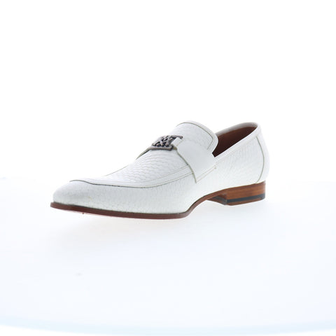 Mezlan Trevi Loafer Mezlan Bit 20363 Mens White Leather Loafers Casual Shoes