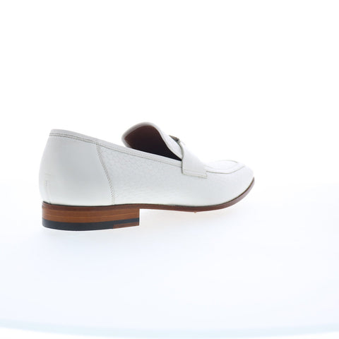 Mezlan Trevi Loafer Mezlan Bit 20363 Mens White Leather Loafers Casual Shoes