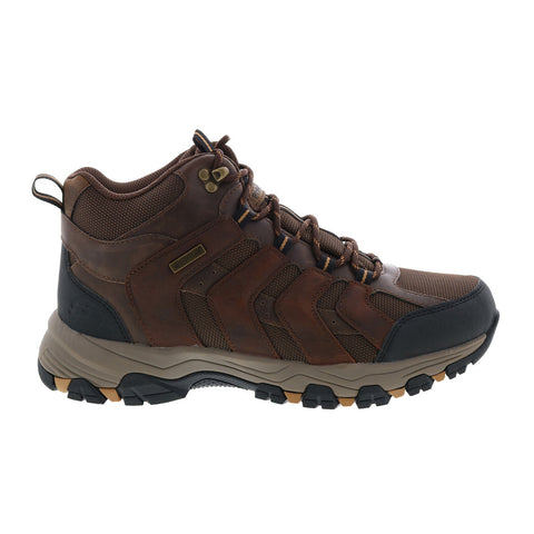 Skechers Relaxed Fit Selmen Relodge 204076 Mens Brown Leather Hiking Boots