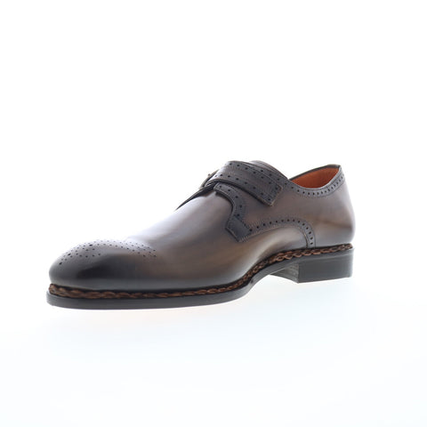 Mezlan Piemonte 20416 Mens Brown Leather Loafers & Slip Ons Casual Shoes