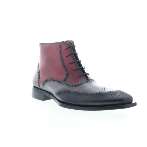 Mezlan Spectator Ankle Boot 20444 Mens Gray Leather Zipper Casual Dress Boots