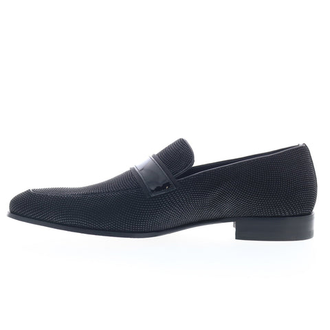 Mezlan Barrio Loafer 20465 Mens Black Leather Loafers & Slip Ons Casual Shoes