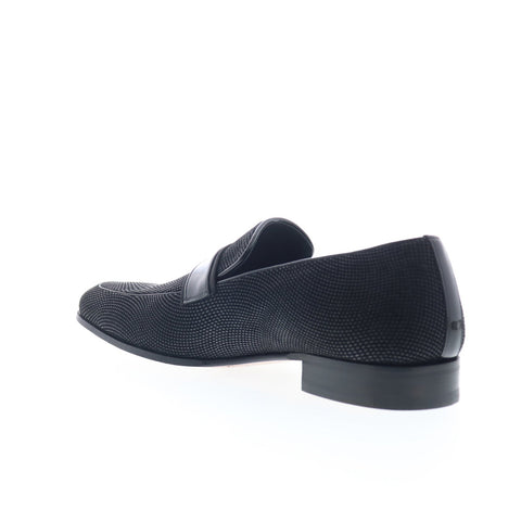 Mezlan Barrio Loafer 20465 Mens Black Leather Loafers & Slip Ons Casual Shoes