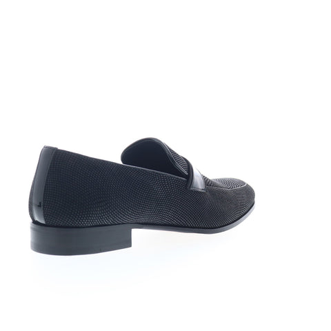 Mezlan Barrio Loafer 20465 Mens Black Leather Loafers & Slip Ons Casual Shoes