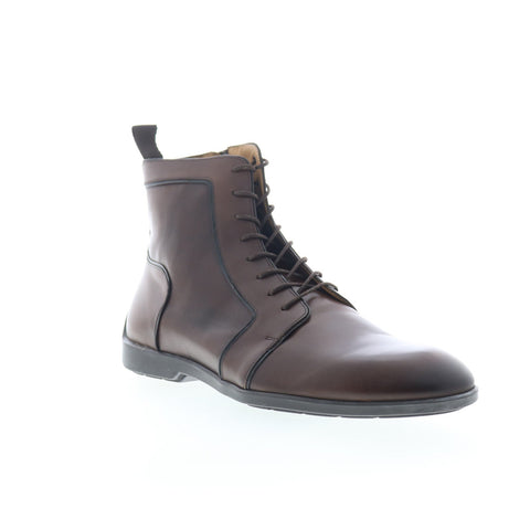 Mezlan Hybrid Hi-Top Lace Boot 20475 Mens Brown Zipper Casual Dress Boots