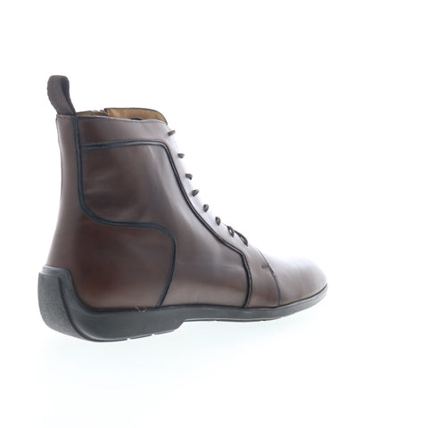 Mezlan Hybrid Hi-Top Lace Boot 20475 Mens Brown Zipper Casual Dress Boots