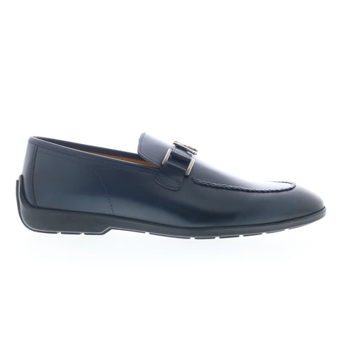 Mezlan Patina Icon Driver 20487 Mens Blue Loafers & Slip Ons Casual Shoes
