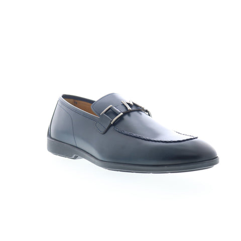 Mezlan Patina Icon Driver 20487 Mens Blue Loafers & Slip Ons Casual Shoes
