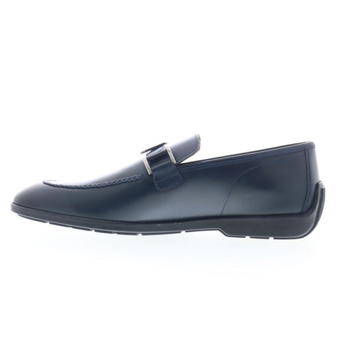 Mezlan Patina Icon Driver 20487 Mens Blue Loafers & Slip Ons Casual Shoes