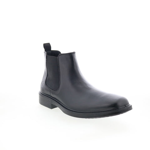 Skechers Miller Boris 205072 Mens Black Leather Slip On Chelsea Boots