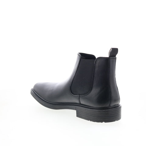 Skechers Miller Boris 205072 Mens Black Leather Slip On Chelsea Boots