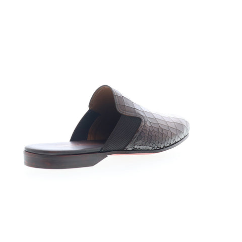 Mezlan Elio Mule Slide 20514 Mens Brown Leather Slip On Mules Slippers Shoes