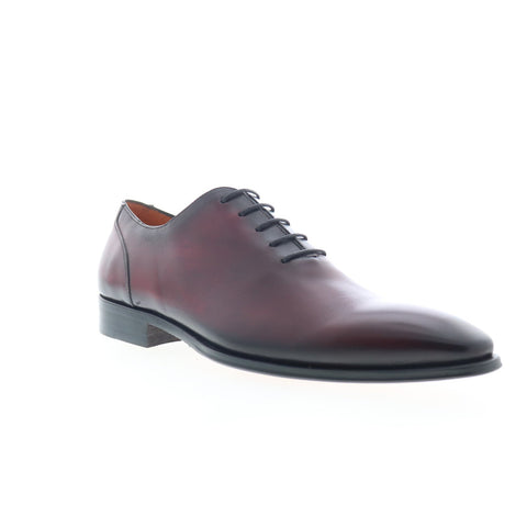 Mezlan Cut Lace Up 20575 Mens Burgundy Oxfords & Lace Ups Plain Toe Shoes